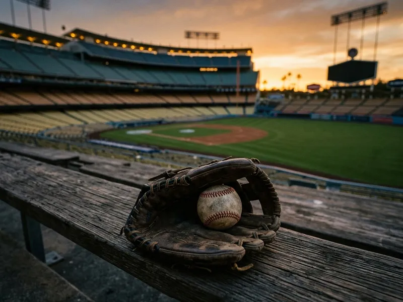 Baseball stadium with retractable roof and infield