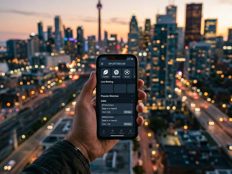 Toronto skyline at dusk representing Ontario's regulated online betting market