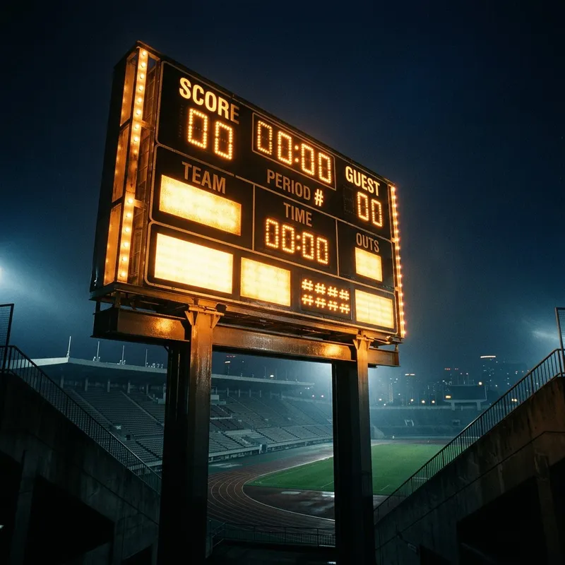 NFL scoreboard showing a close game late in the fourth quarter